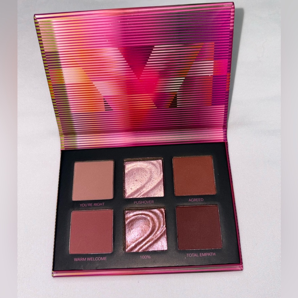 Morphe NWOT Crowd Pleaser Pink Shimmer 6 Shade Eyeshadow Palette - Picture 1 of 3